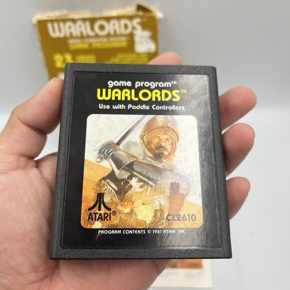Warlords (Atari 2600, 1981) CIB Tested Working - Picture 3 of 11